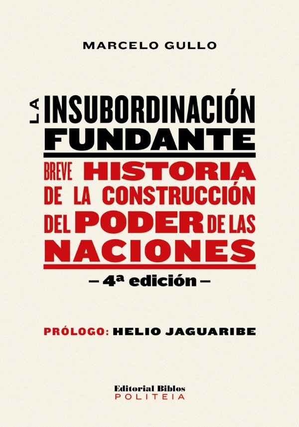 Portada de La insubordinación fundante